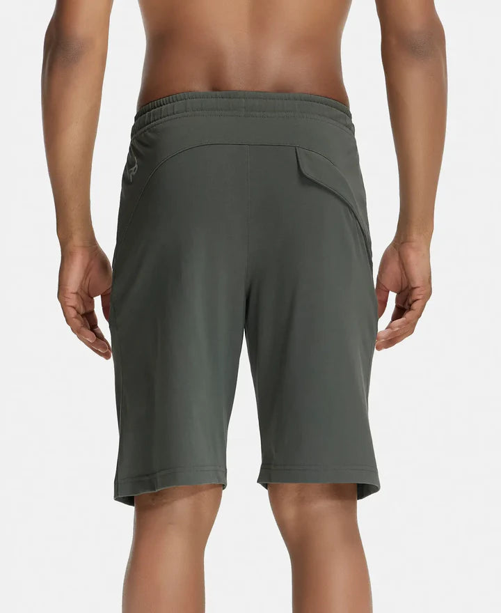 Jockey Cotton Rich Shorts with StayFresh Treatment - Deep Olive