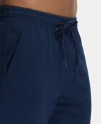 Jockey Cotton Rich Shorts with StayFresh Treatment - Navy Blue