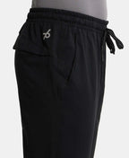Jockey Super Combed Trackpant with Side Pockets and StayFresh Treatment - Black