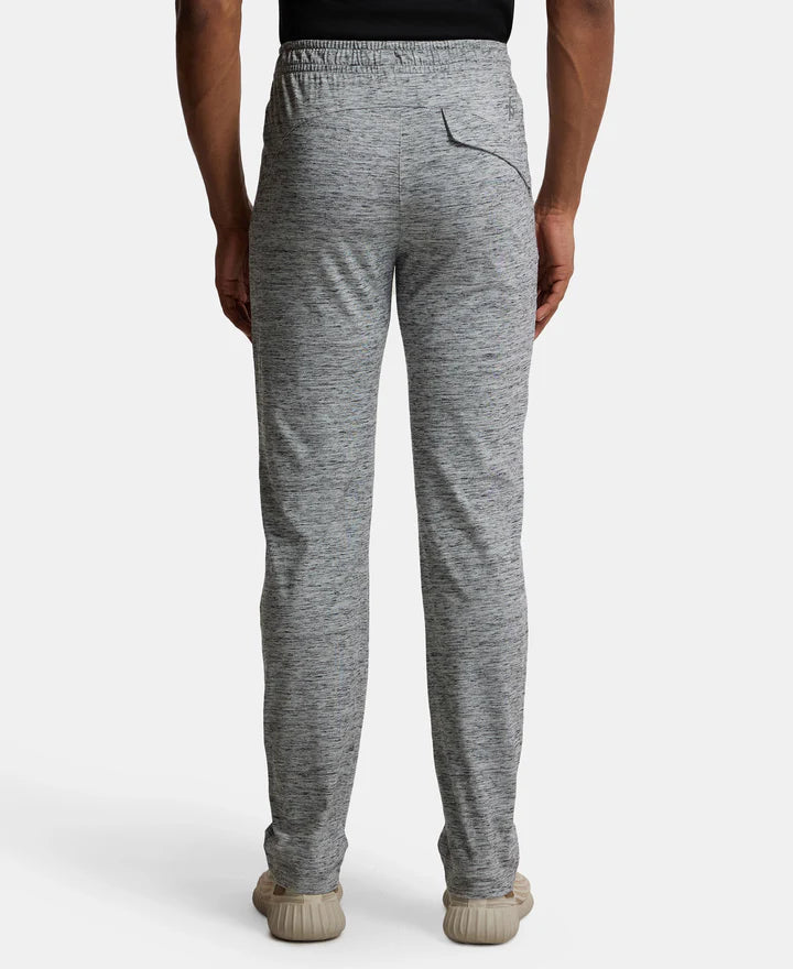 Jockey Super Combed Trackpant with Side Pockets and StayFresh Treatment - Cool Grey Melange