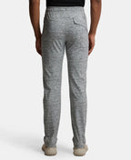 Jockey Super Combed Trackpant with Side Pockets and StayFresh Treatment - Cool Grey Melange