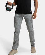 Jockey Super Combed Trackpant with Side Pockets and StayFresh Treatment - Cool Grey Melange