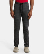 Jockey Super Combed Trackpant with Side Pockets and StayFresh Treatment - Forest Dark Grey Melange