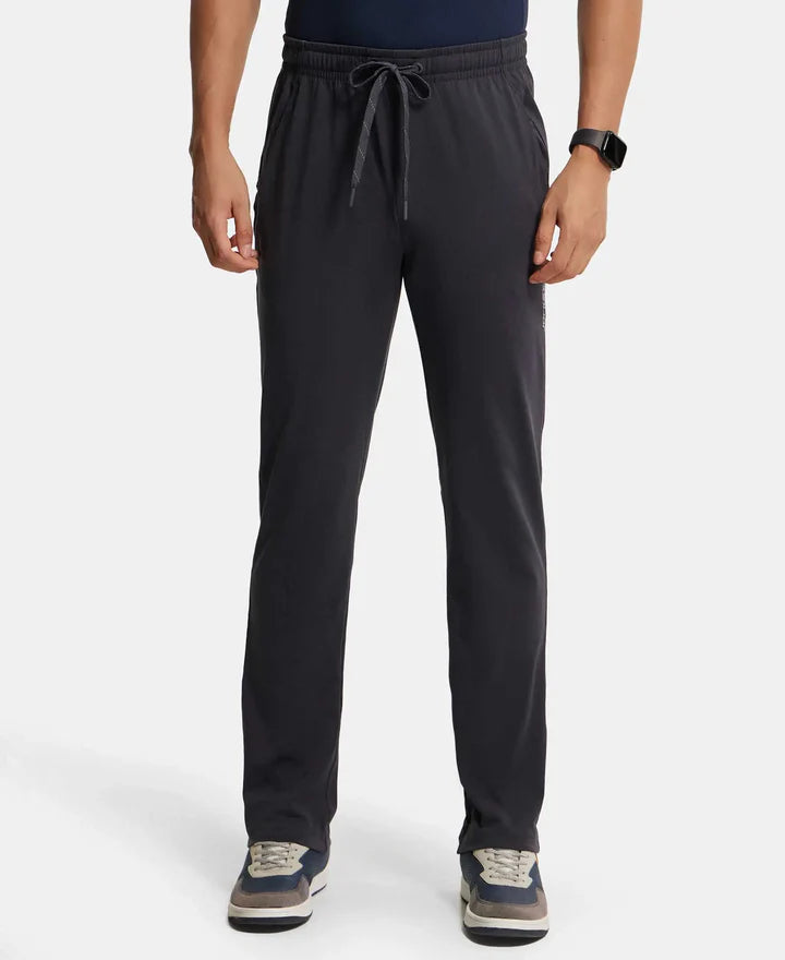 Jockey Super Combed Trackpant with Side Pockets and StayFresh Treatment - Graphite