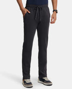Jockey Super Combed Trackpant with Side Pockets and StayFresh Treatment - Graphite