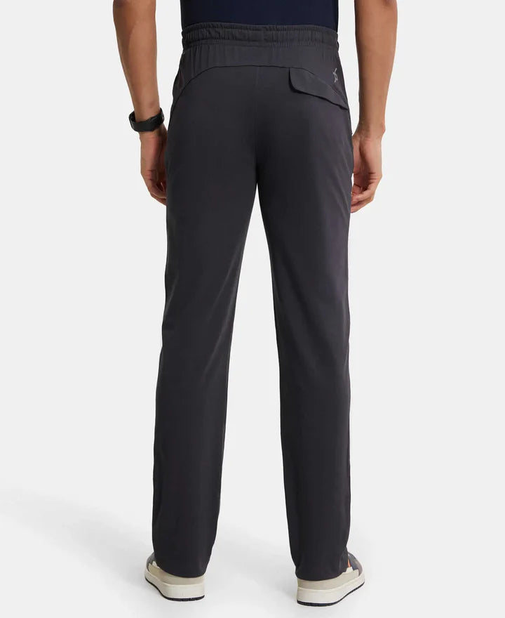 Jockey Super Combed Trackpant with Side Pockets and StayFresh Treatment - Graphite