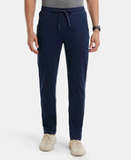 Jockey Super Combed Trackpant with Side Pockets and StayFresh Treatment - Navy