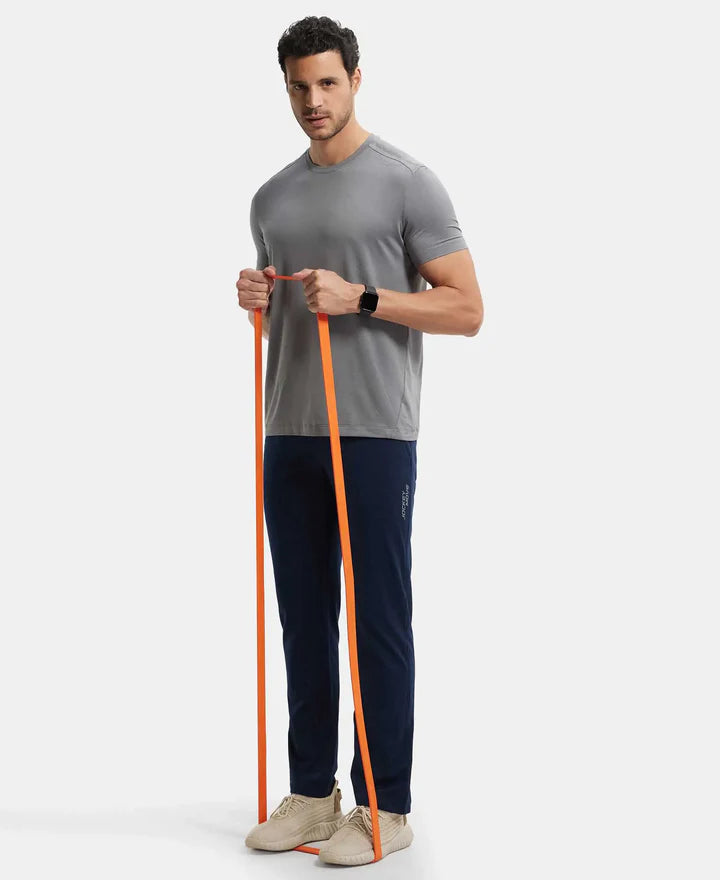 Jockey Super Combed Trackpant with Side Pockets and StayFresh Treatment - Navy