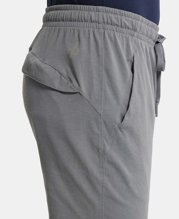 Jockey Super Combed Trackpant with Side Pockets and StayFresh Treatment - Performance Grey